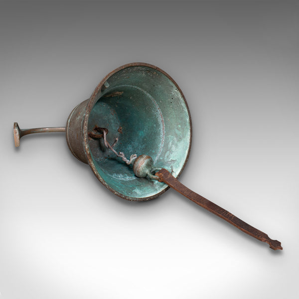Vintage Master Ship's Bell, English, Bronze, Maritime, Nautical Interest, C.1930