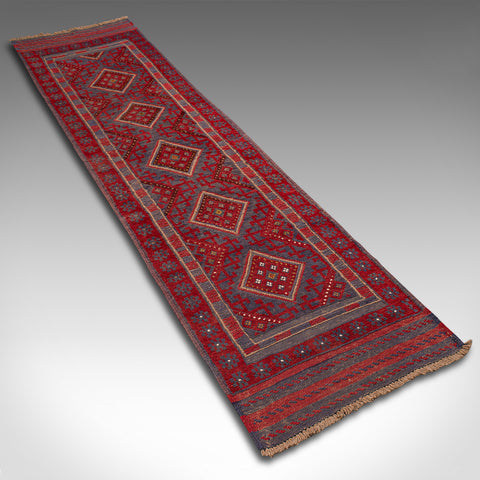 Vintage Meshwani Runner, Caucasian, Woven, Hallway Rug, Hall Carpet, Circa 1960