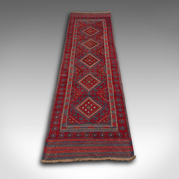 Vintage Meshwani Runner, Caucasian, Woven, Hallway Rug, Hall Carpet, Circa 1960