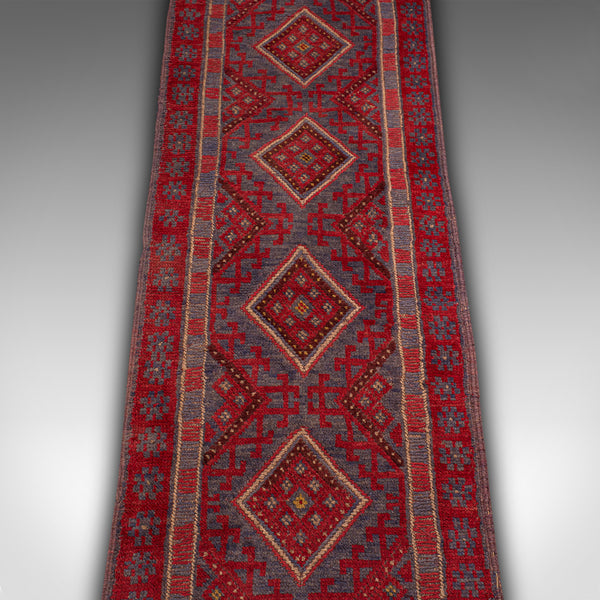 Vintage Meshwani Runner, Caucasian, Woven, Hallway Rug, Hall Carpet, Circa 1960
