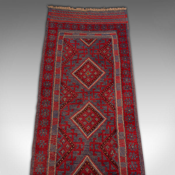 Vintage Meshwani Runner, Caucasian, Woven, Hallway Rug, Hall Carpet, Circa 1960
