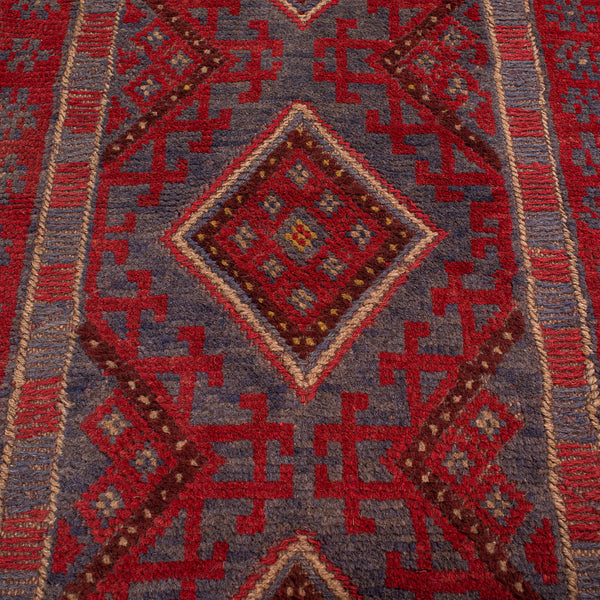 Vintage Meshwani Runner, Caucasian, Woven, Hallway Rug, Hall Carpet, Circa 1960