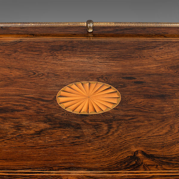 Antique Music Cabinet, English, Rosewood, Display Case, Victorian, Circa 1900