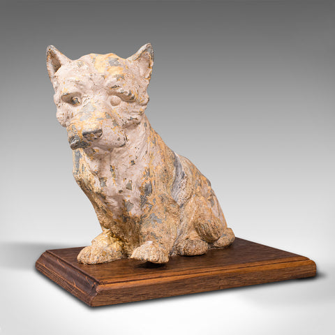 Antique Decorative West Highland Terrier, British, Westie Dog, Edwardian, C.1910