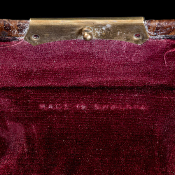 Pair of Antique Opera Glasses, English, Leather, Theatre Binocular, Edwardian