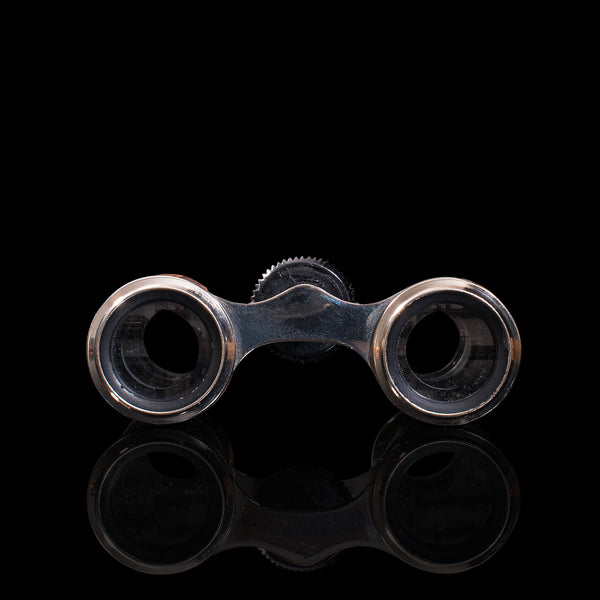 Pair of Antique Opera Glasses, English, Leather, Theatre Binocular, Edwardian