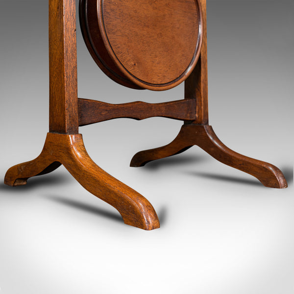 Antique Monoplane Folding Cake Stand, Mahogany, Afternoon Tea, Table, Edwardian