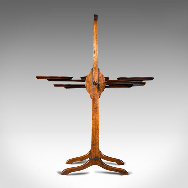 Antique Monoplane Folding Cake Stand, Mahogany, Afternoon Tea, Table, Edwardian