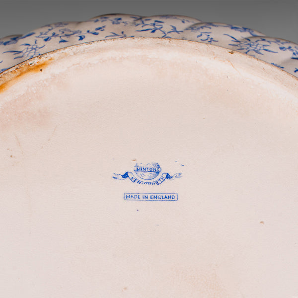 Large Vintage Salad Bowl, English, Ceramic, Serving, Fruit Dish, Circa 1930