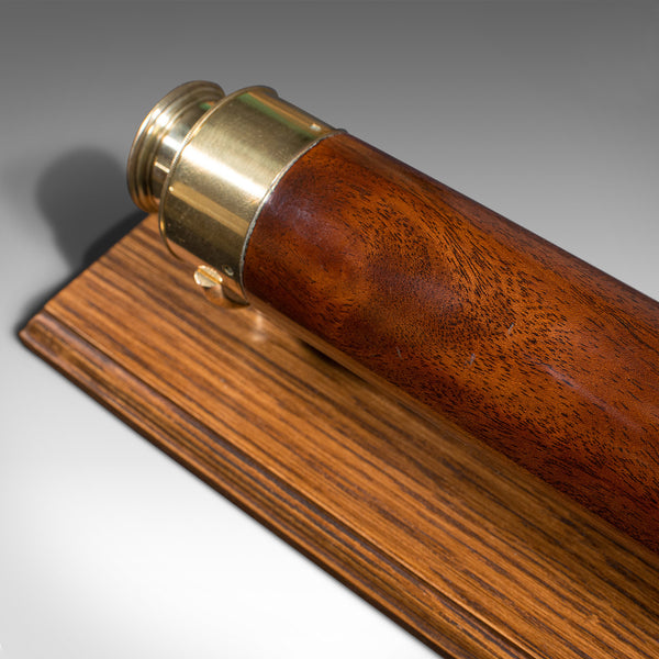 Antique 3 Draw Telescope, English, Terrestrial, Astronomical, Victorian, C.1880