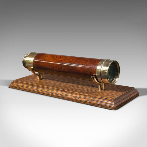 Antique 3 Draw Telescope, English, Terrestrial, Astronomical, Victorian, C.1880