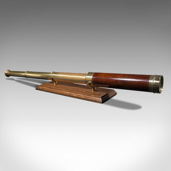 Antique 3 Draw Telescope, English, Terrestrial, Astronomical, Victorian, C.1880