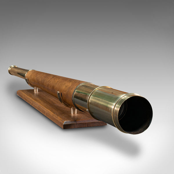 Antique Terrestrial Telescope, English, Single Draw Refractor, NSL, Victorian