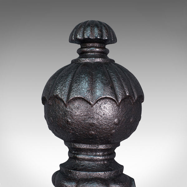 Pair Of, Antique Stable Yard Hitching Posts, Equestrian, Architectural, Georgian