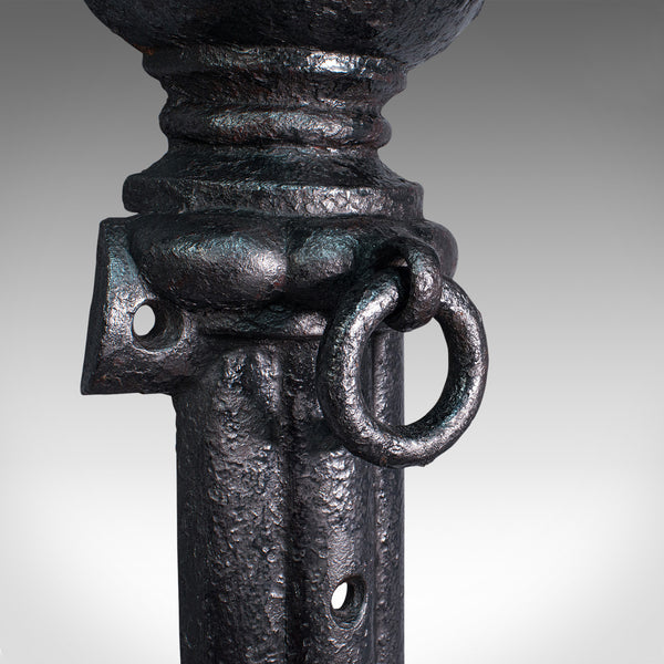 Pair Of, Antique Stable Yard Hitching Posts, Equestrian, Architectural, Georgian