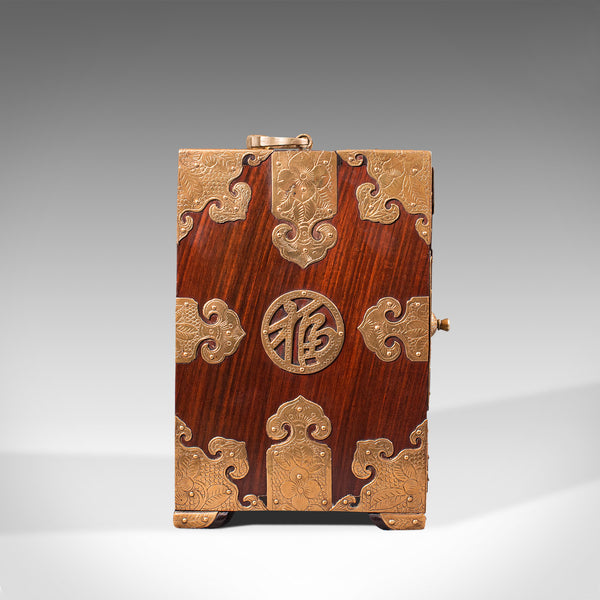 Antique Collector's Box, Chinese, Rosewood, Decorative Specimen Case, Circa 1920