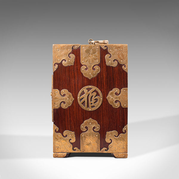 Antique Collector's Box, Chinese, Rosewood, Decorative Specimen Case, Circa 1920