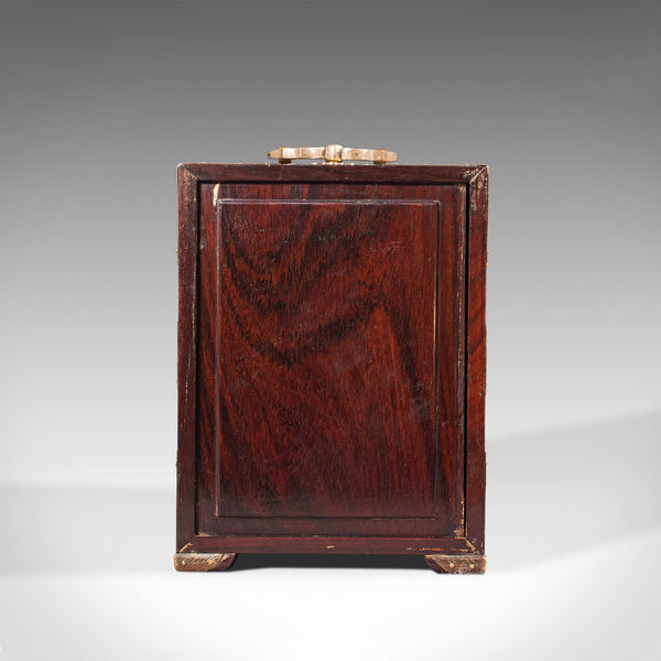 Antique Collector's Box, Chinese, Rosewood, Decorative Specimen Case, Circa 1920