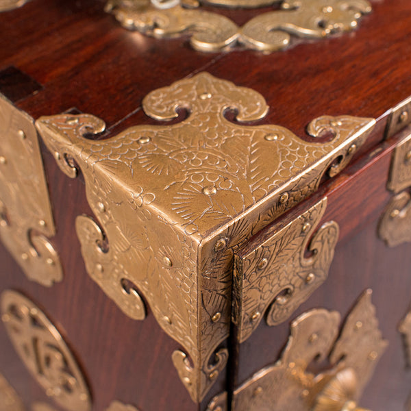 Antique Collector's Box, Chinese, Rosewood, Decorative Specimen Case, Circa 1920