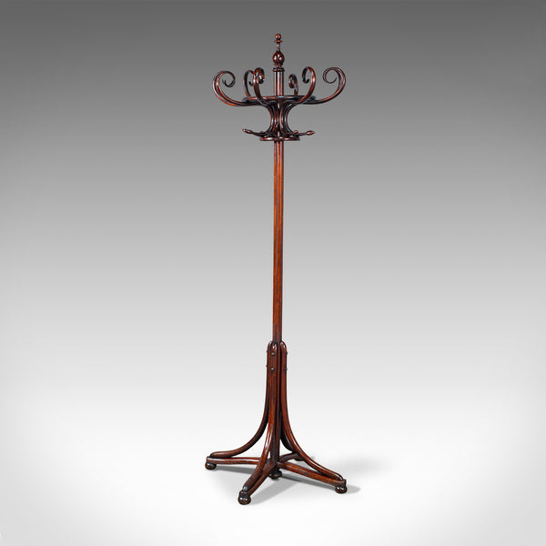 Antique Bentwood Coat Stand, English, Hallway Rack, After Thonet, Edwardian