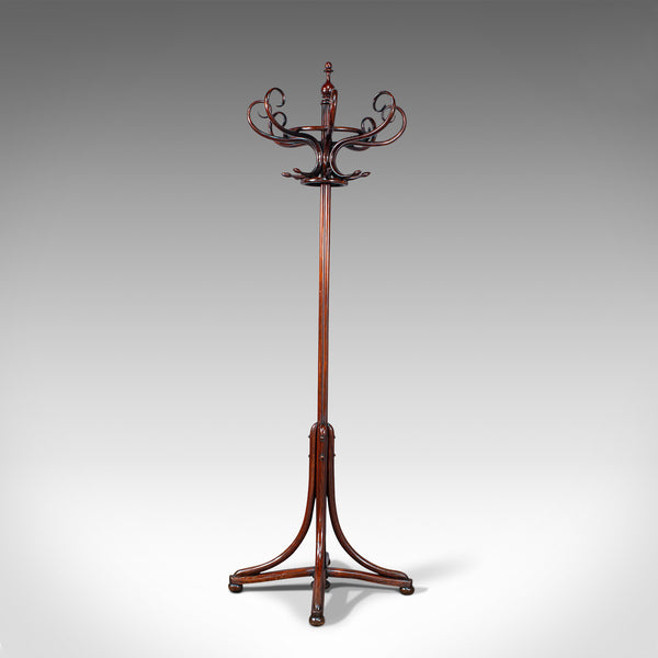 Antique Bentwood Coat Stand, English, Hallway Rack, After Thonet, Edwardian