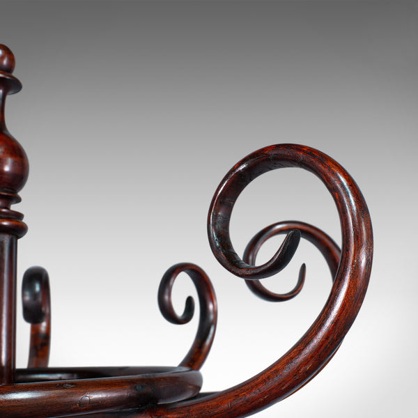 Antique Bentwood Coat Stand, English, Hallway Rack, After Thonet, Edwardian