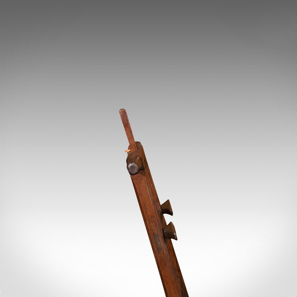 Antique Artist's Easel, English, Picture Stand, Arts And Crafts, Victorian, 1900