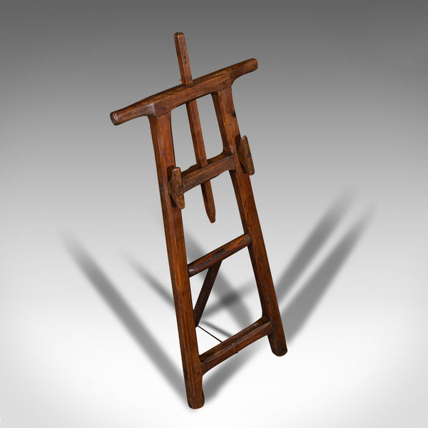 Antique Artist's Easel, English, Picture Stand, Arts And Crafts, Victorian, 1900