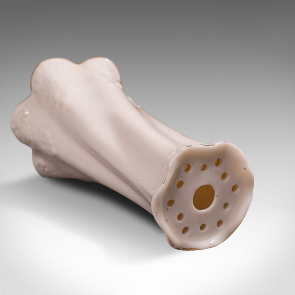 Small Antique Hat Pin Holder, English, Ceramic, Vanity, Accessory, Circa 1920