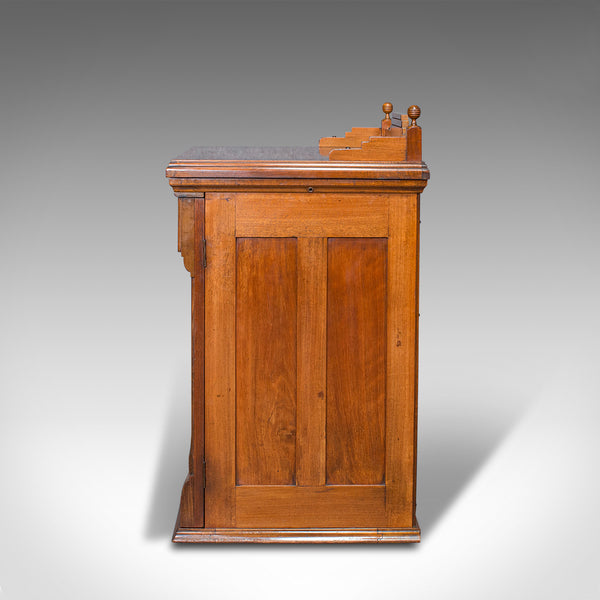 Antique Sewing Machine Cabinet, English, Walnut, Machinist Console, Circa 1920