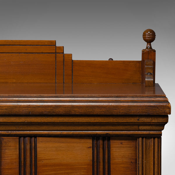 Antique Sewing Machine Cabinet, English, Walnut, Machinist Console, Circa 1920