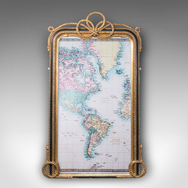 Very Large Antique Wall Mirror, English, Gilt, Overmantel, Dressing, Regency