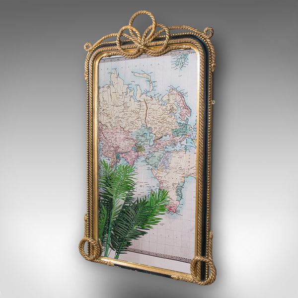 Very Large Antique Wall Mirror, English, Gilt, Overmantel, Dressing, Regency