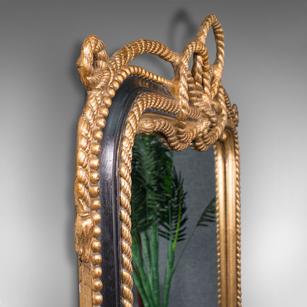 Very Large Antique Wall Mirror, English, Gilt, Overmantel, Dressing, Regency