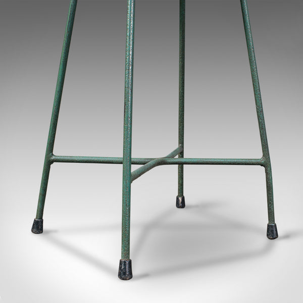 Vintage Munitions Factory Stool, English, Pine, Industrial Taste, Lab Seat, 1940