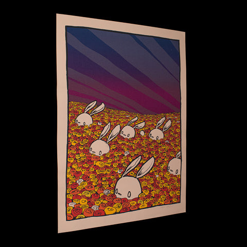 Decorative Art Screenprint, American, Limited, Illustrated Poster, Signed, 2006