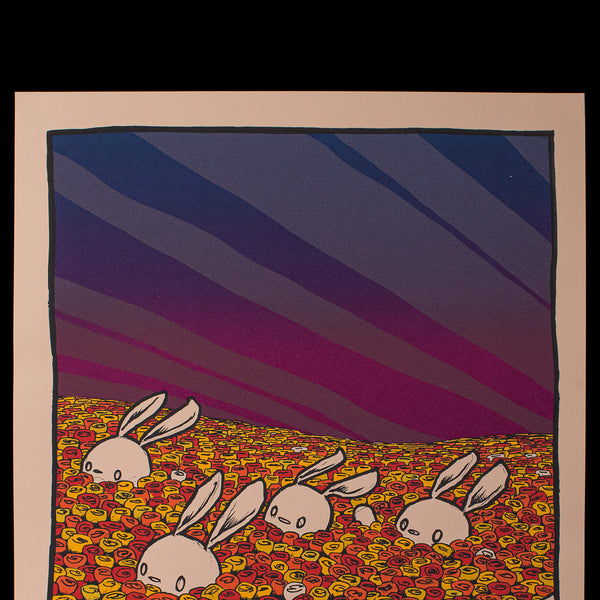 Decorative Art Screenprint, American, Limited, Illustrated Poster, Signed, 2006