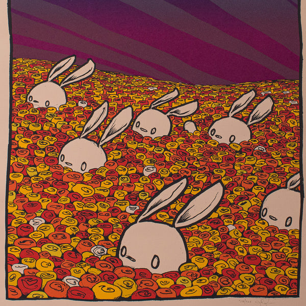 Decorative Art Screenprint, American, Limited, Illustrated Poster, Signed, 2006