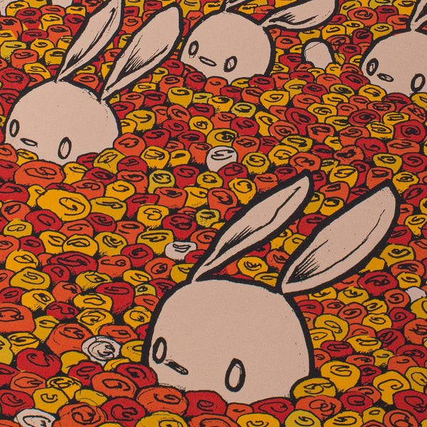 Decorative Art Screenprint, American, Limited, Illustrated Poster, Signed, 2006
