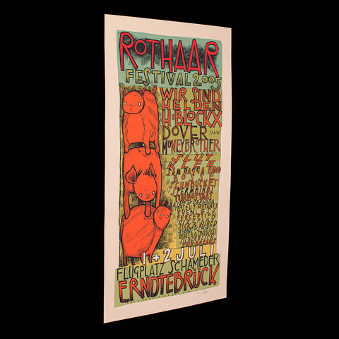 Decorative Concert Screenprint, American, Art Poster, Festival, Artist Signed