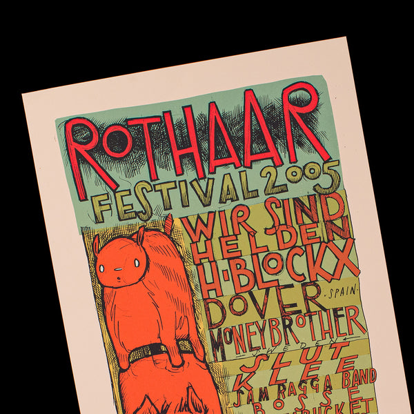 Decorative Concert Screenprint, American, Art Poster, Festival, Artist Signed