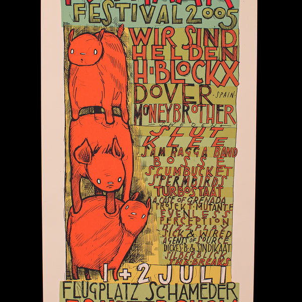 Decorative Concert Screenprint, American, Art Poster, Festival, Artist Signed