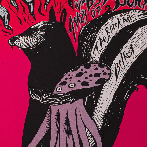 Decorative Art Screenprint, The Melvins, American, Rock Concert Poster, Signed
