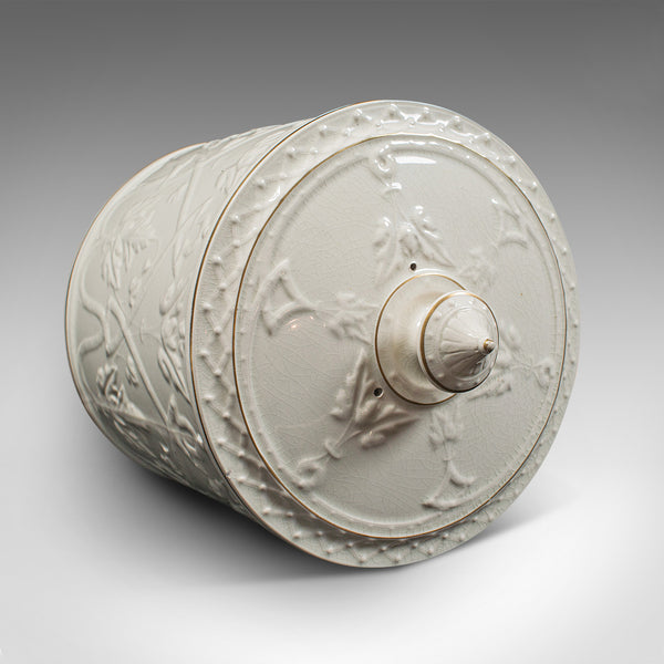 Antique Stilton Dome, English, Ceramic, Cheese Keeper, Cracker Plate, Victorian