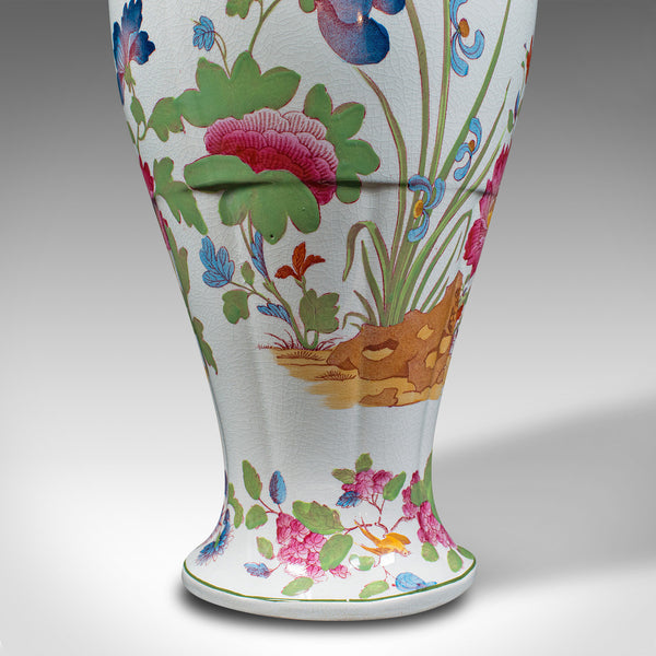 Antique Baluster Posy Vase, English, Ceramic, Decorative, Flower Urn, Circa 1920