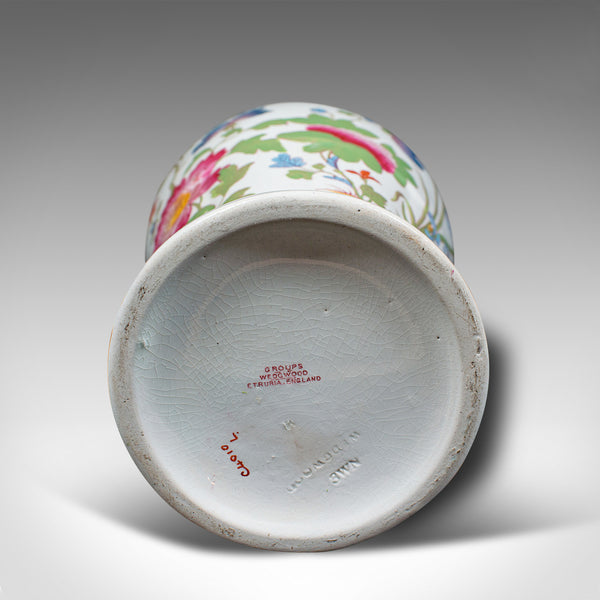 Antique Baluster Posy Vase, English, Ceramic, Decorative, Flower Urn, Circa 1920