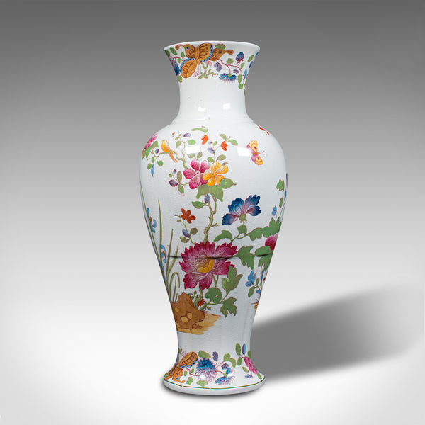 Antique Baluster Posy Vase, English, Ceramic, Decorative, Flower Urn, Circa 1920