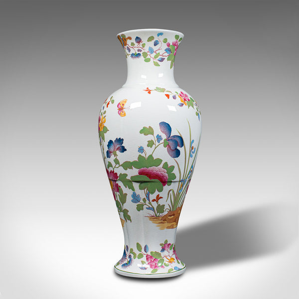 Antique Baluster Posy Vase, English, Ceramic, Decorative, Flower Urn, Circa 1920