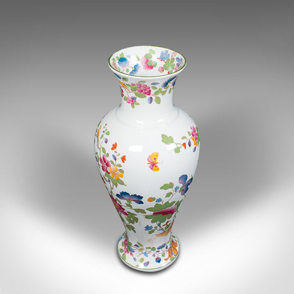 Antique Baluster Posy Vase, English, Ceramic, Decorative, Flower Urn, Circa 1920