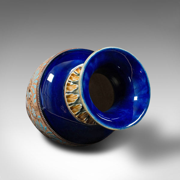 Antique Decorative Vase, English, Ceramic, Display, Art Nouveau, Edwardian, 1910